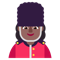 Woman Guard- Medium-Dark Skin Tone emoji on Microsoft